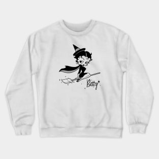 Betty Boop - Halloween witch Crewneck Sweatshirt